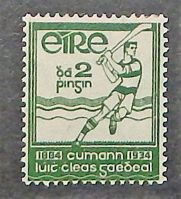 Britain and Ireland | 1934 Gaelic Athletic Association Ireland Postage Stamp Mint Never Hinged Green Britain & Ireland Britain & Ireland