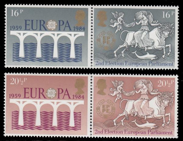 Britain and Ireland | 1984 Europa Issue Set of 4 Great Britain Postage Stamps Mint Never Hinged Britain & Ireland Britain & Ireland