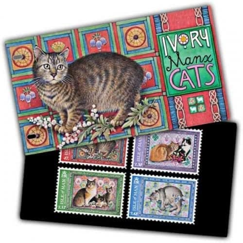 Britain and Ireland | 2017 Isle of Man Ivory Manx Cats Presentation Pack Mint Never Hinged Britain & Ireland Britain & Ireland