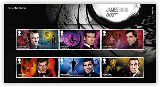 Britain and Ireland | 2020 James Bond 007 Presentation Pack Collectible Royal Mail Postage Stamps Mint Never Hinged Britain & Ireland Britain & Ireland