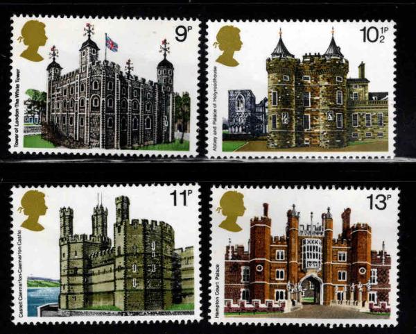 Britain and Ireland | British Architecture Set of Four Great Britain Postage Stamps Issued 1978 Britain & Ireland Britain & Ireland