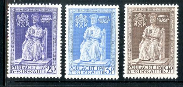 Britain and Ireland | Saint Peter Set of Three Ireland Postage Stamps Britain & Ireland Britain & Ireland