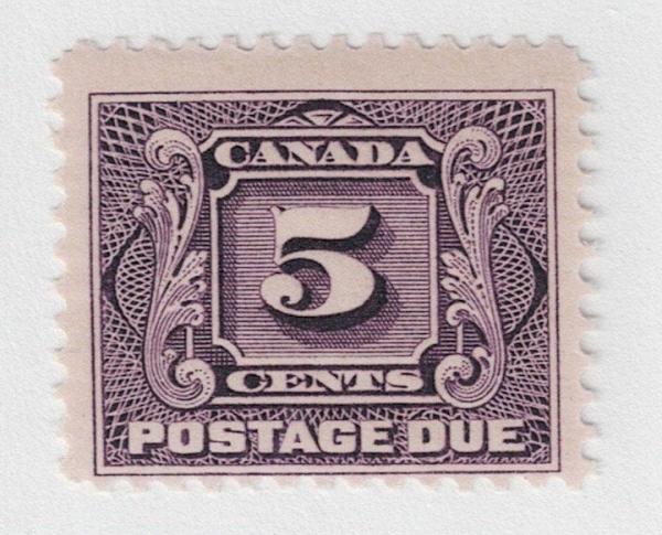 Canada | 1906 Canada 5-Cent Postage Due Stamp Canada Canada