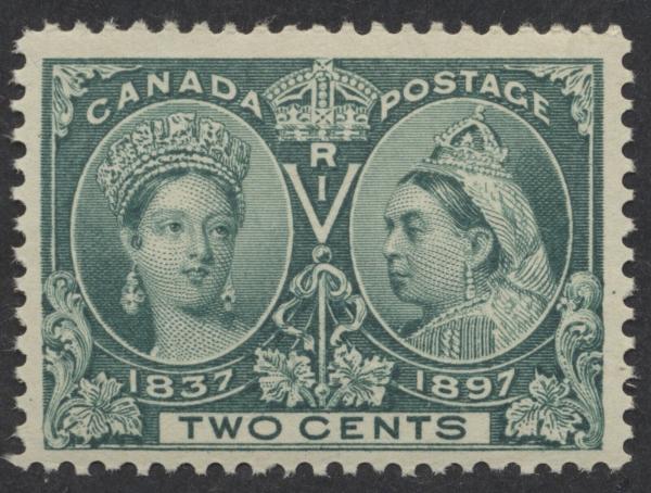 Canada | Queen Victoria Canada 2 Cent Postage Stamp Issued 1897 Green Canada Canada