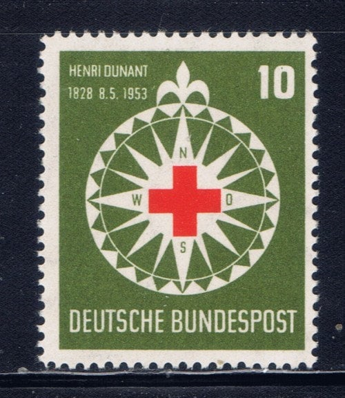 Europe | Red Cross Germany Postage Stamp Issued 1953 Europe Europe