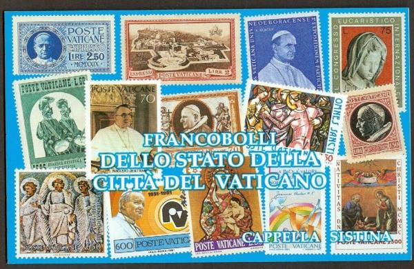 Europe | Sistine Chapel Vatican City Mint Booklet of 18 Postage Stamps Issued 1991 Read Full Description Europe Europe