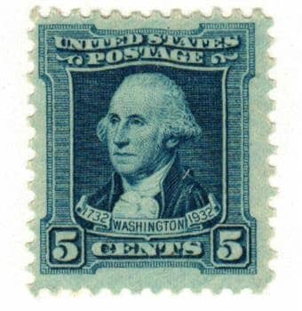 United States | George Washington Bicentennial 5-Cent United States Stamp Issued 1932 Stamp United States