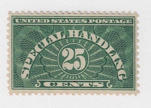 United States | Special Handling 25-Cent United States Postage Stamp Issued 1925 Stamp United States