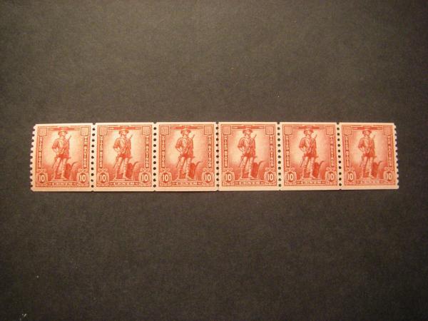 United States | War Savings Strip of Six United States Stamps Issued 1943 Stamp United States