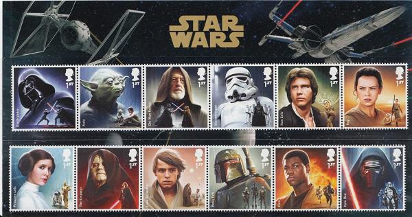 Britain and Ireland | 2015 Royal Mail Star Wars The Force Awakens Great Britain Postage Stamps Presentation Pack Britain & Ireland Britain & Ireland